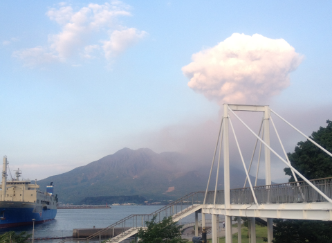 怒りの桜島